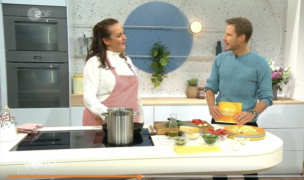 Spaghetti AOP Bei ZDF VOlle KAnne